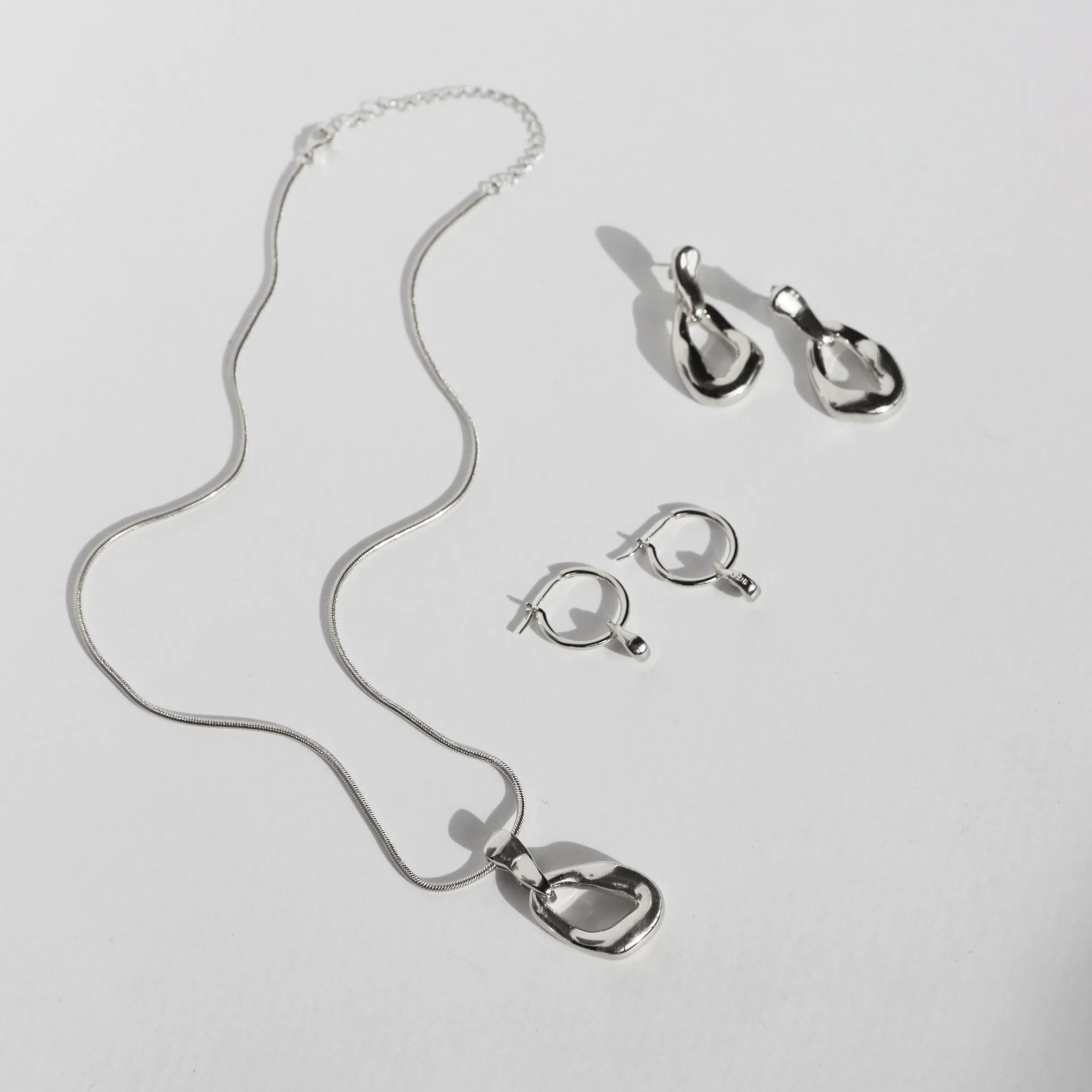 Miro Hoops - Silver