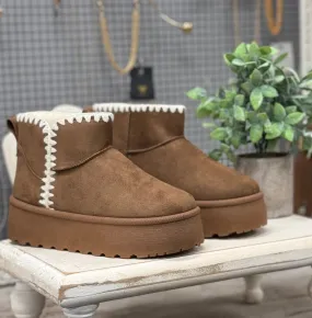 Moon Faux Fur Lined Bootie