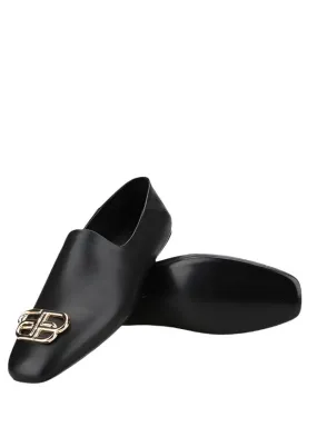 Mules Leather Men Loafers - Men Shoes