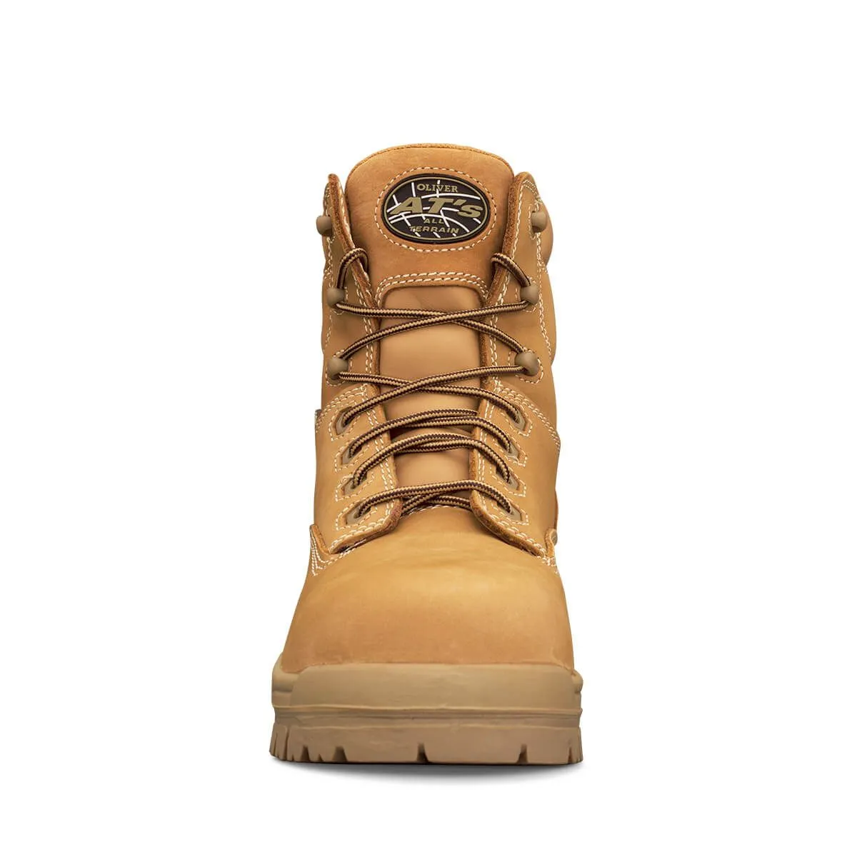 Oliver 45 Series Black, Wheat 150mm (6") Lace Up Boot