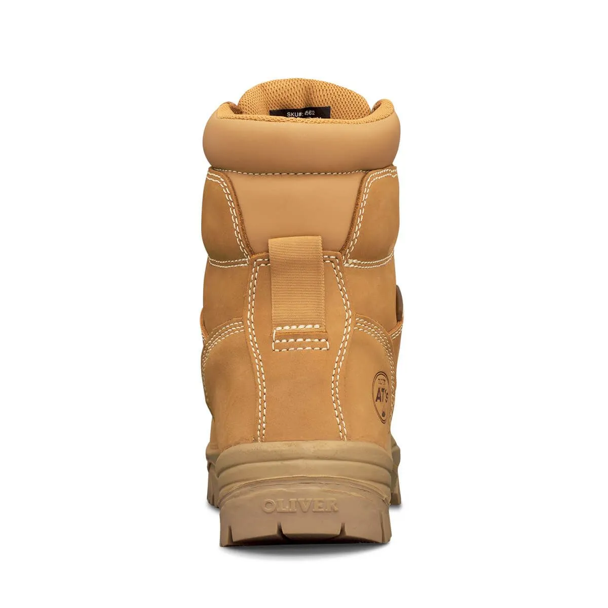 Oliver 45 Series Black, Wheat 150mm (6") Lace Up Boot