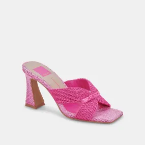 Orchid Raffia Nitro Heels
