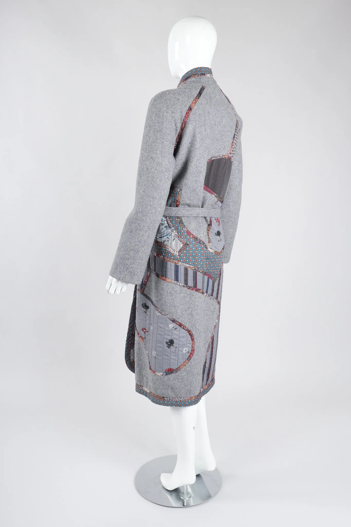 Quilted Patchwork Felt Duster Robe