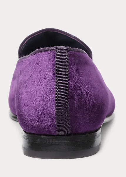 Ralph Lauren Collection - Alonzo Bullion Velvet Slipper