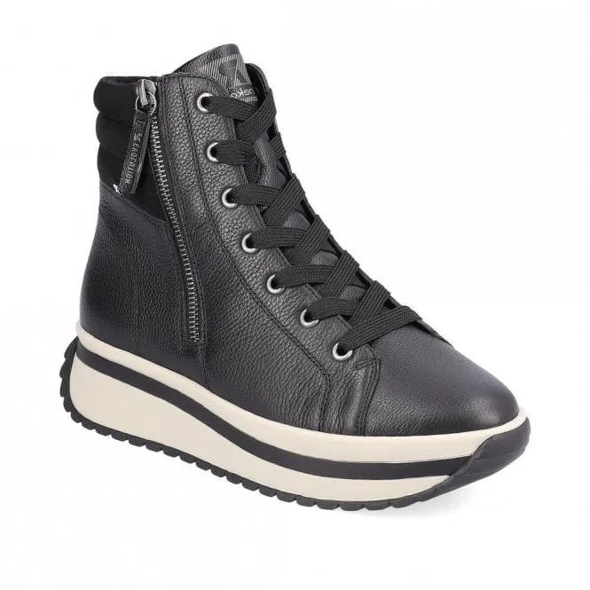 Rieker Womens Boot W0962-00 Evolution Black
