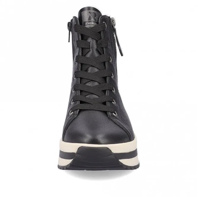 Rieker Womens Boot W0962-00 Evolution Black