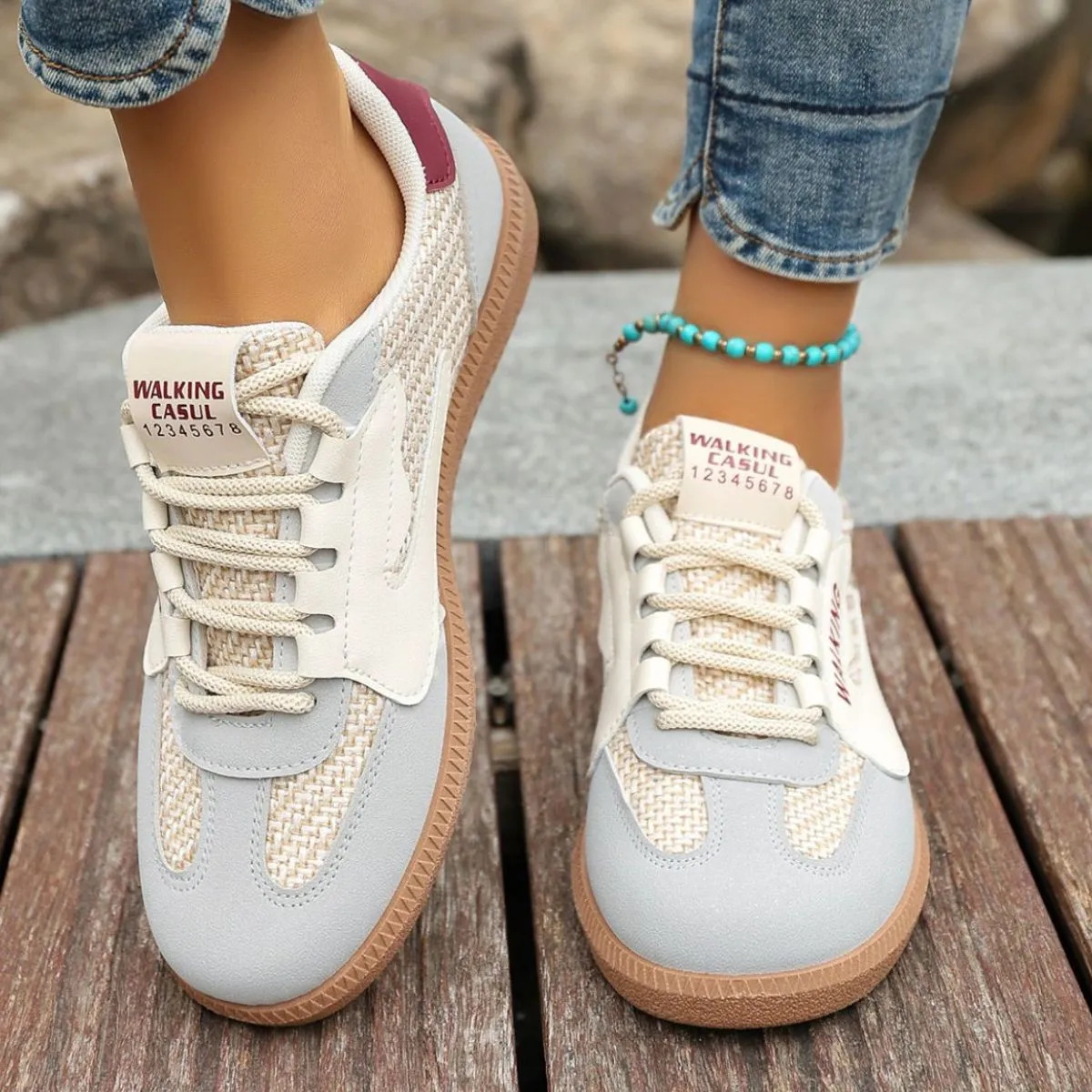 Round Toe Flats Sneakers