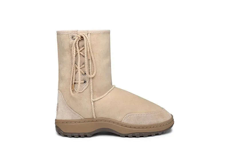 Rugged Short Lace Up UGG Boots