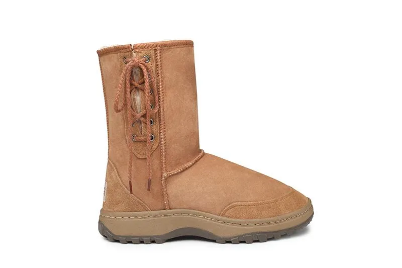 Rugged Short Lace Up UGG Boots