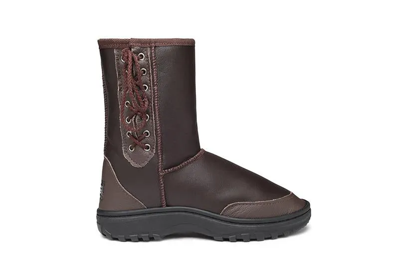 Rugged Short Lace Up UGG Boots