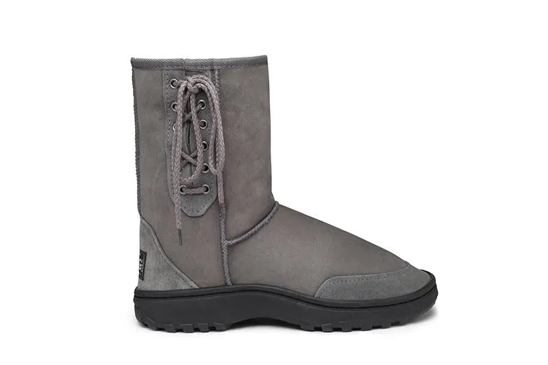 Rugged Short Lace Up UGG Boots