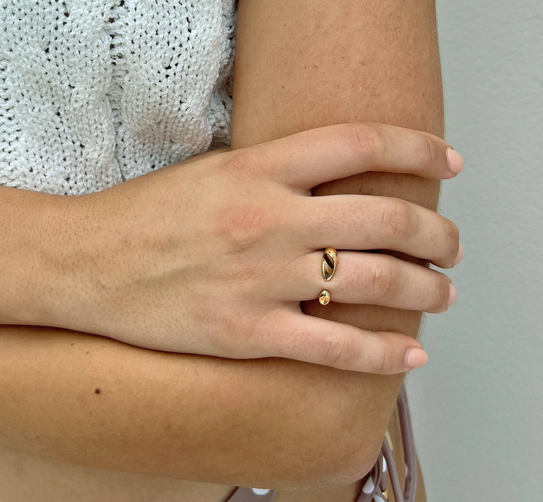 Sculptural Open Ring