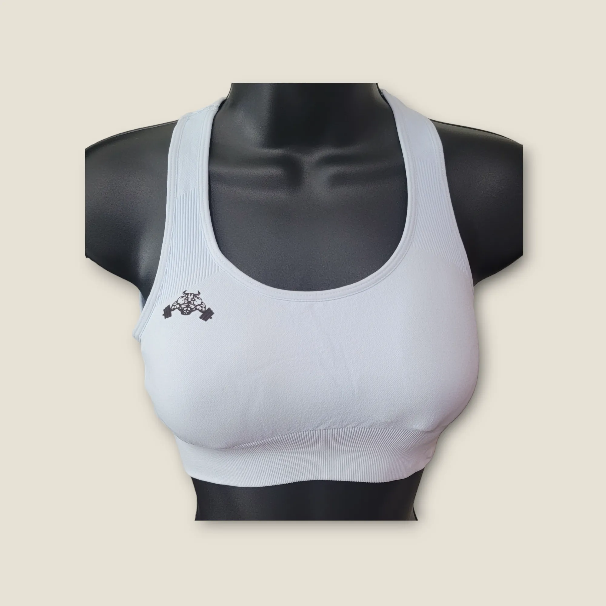 Seamless Sports Bra – Open Back, Breathable 4-Way Stretch