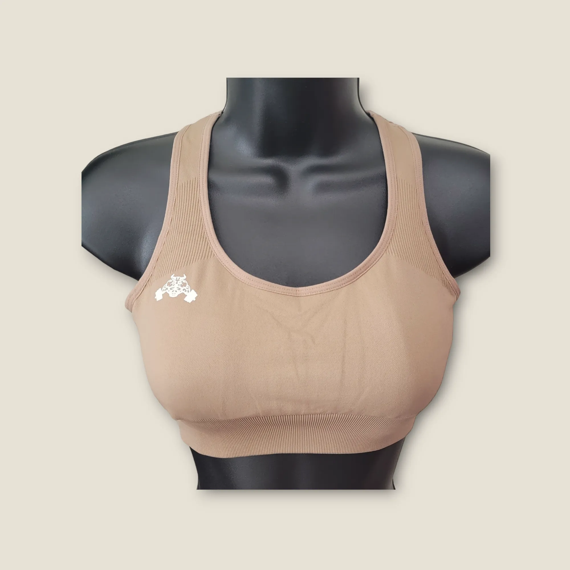 Seamless Sports Bra – Open Back, Breathable 4-Way Stretch