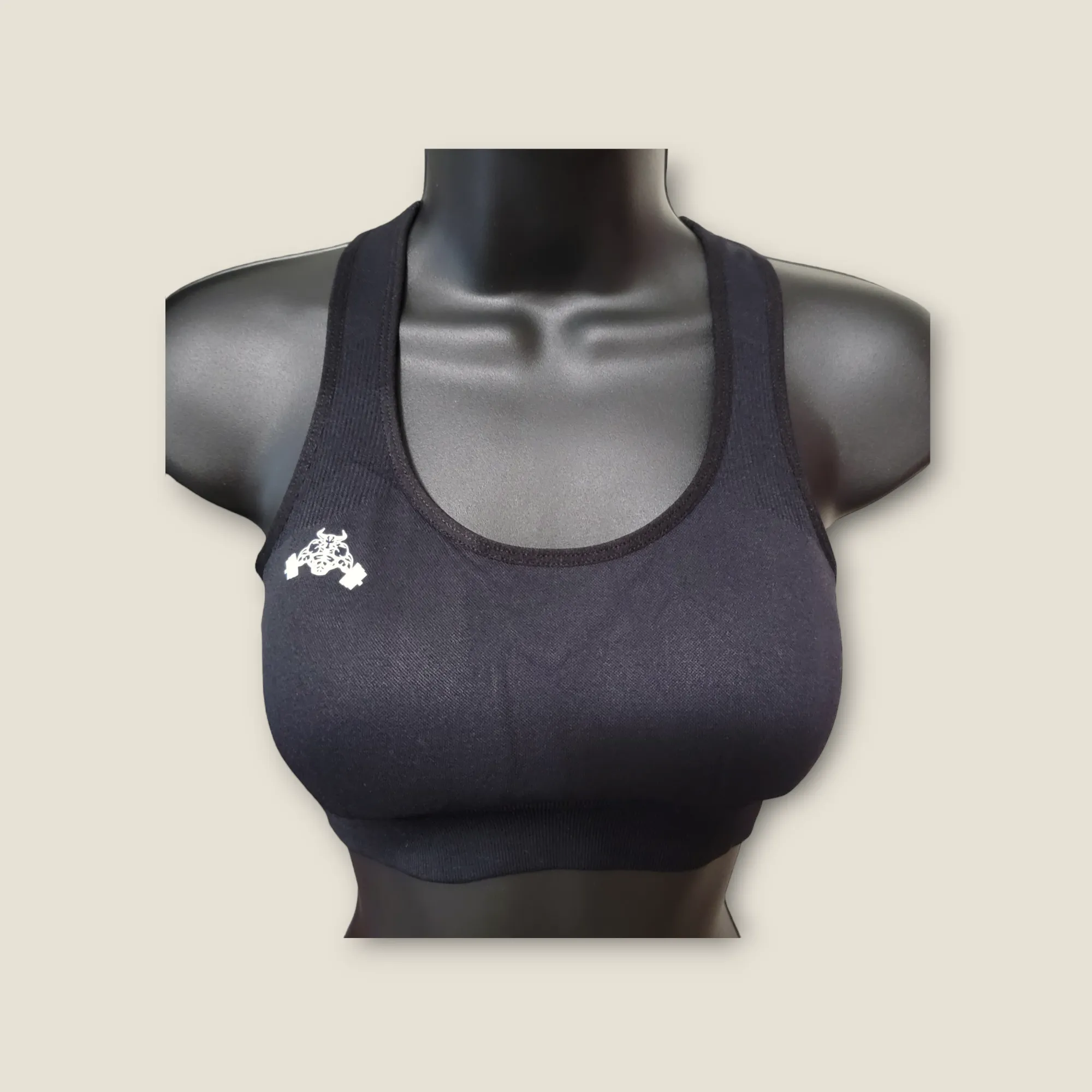 Seamless Sports Bra – Open Back, Breathable 4-Way Stretch