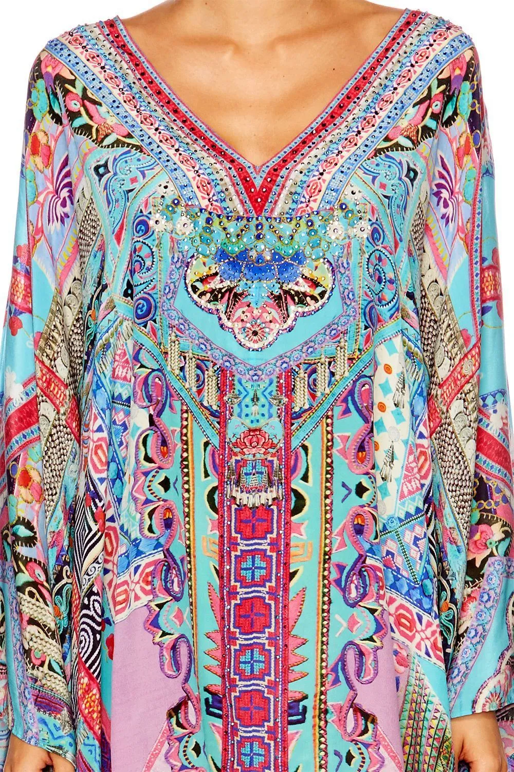 SPLIT SHOULDER SHORT KAFTAN FESTIVAL FRIENDS