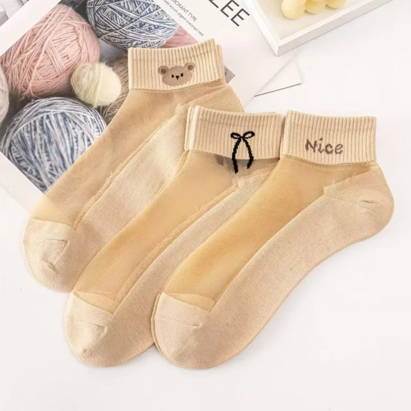 Summer SpecialsWomen's Breathable Mesh Patchwork Ankle Socks