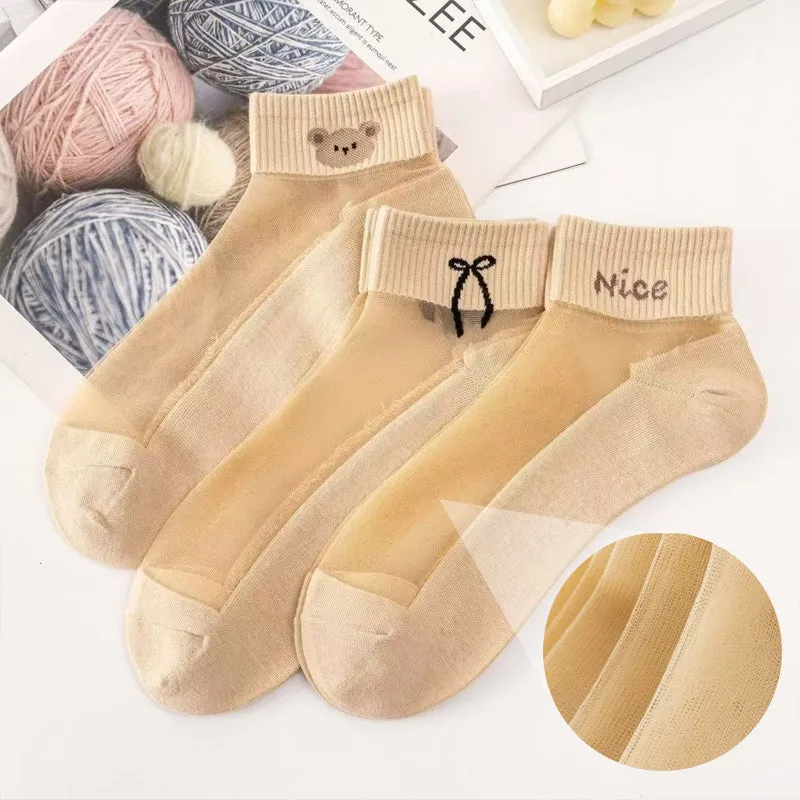 Summer SpecialsWomen's Breathable Mesh Patchwork Ankle Socks