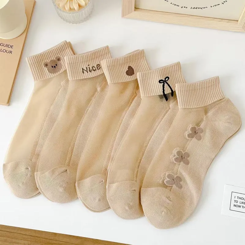 Summer SpecialsWomen's Breathable Mesh Patchwork Ankle Socks