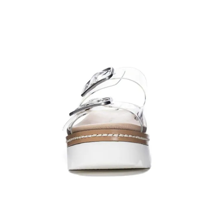 Surfs Up Sandal Clear