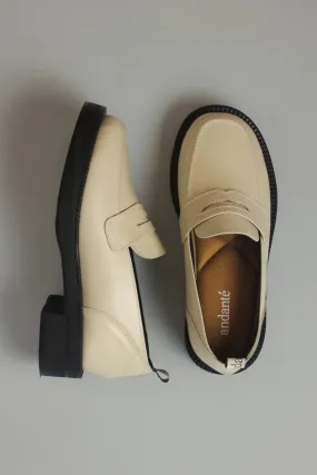 The Chunky Loafer in Cream
