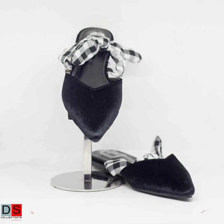 Velvet Closed Toe Flats