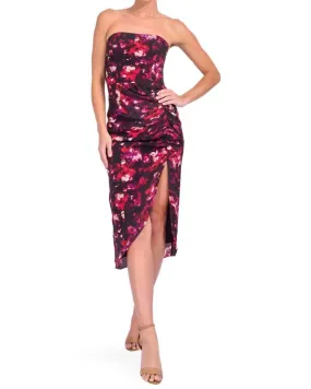 Vera Dress In Moody Floral | Moody Floral